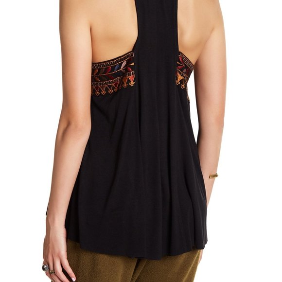free people isabella embroidery  TANK TOP SIZE M - Picture 3 of 6